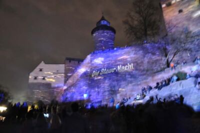 Blaue Nacht an der Kaiserburg