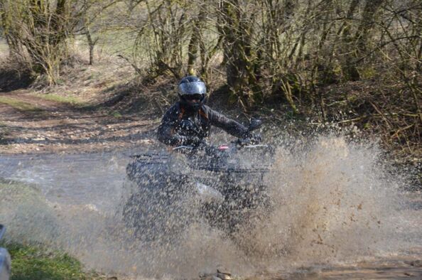 Quad Winter Tour bei Erlangen