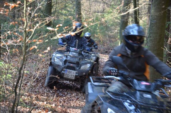 Quad Winter Tour bei Fürth