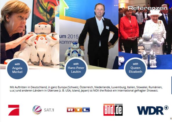 Show-Act Roboter Nao für Ihre Messe