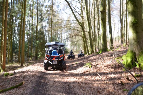 Quad-Tour Wald-Durchfahrt als Incentive